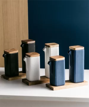Trenton Ceramic Oil & Vinegar Bottle
