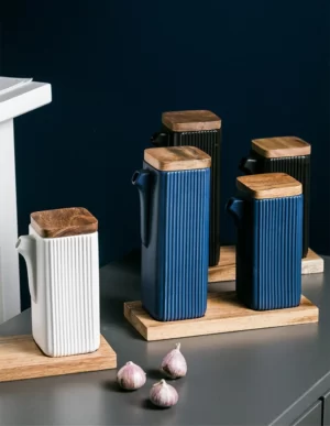 Trenton Ceramic Oil & Vinegar Bottle