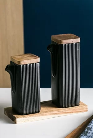 Trenton Ceramic Oil & Vinegar Bottle
