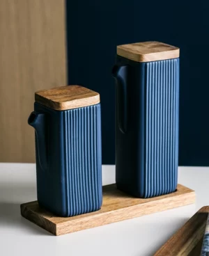 Trenton Ceramic Oil & Vinegar Bottle