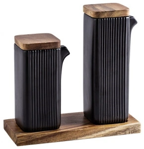 Trenton Ceramic Oil & Vinegar Bottle