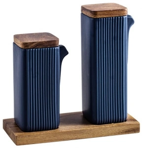 Trenton Ceramic Oil & Vinegar Bottle