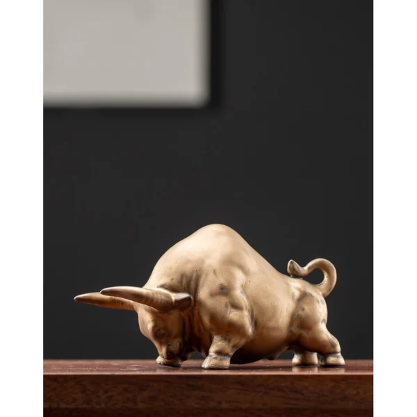 Charleston Bull Ceramic Decoration