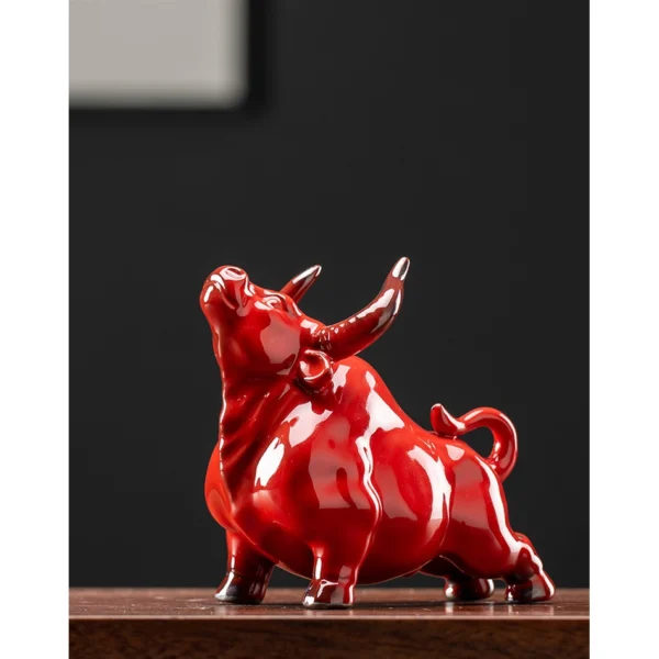 Charleston Bull Ceramic Decoration