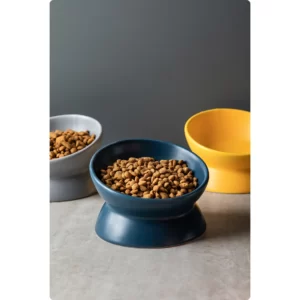Meowford Ceramic Cat Bowl