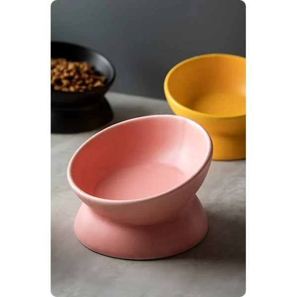 Meowford Ceramic Cat Bowl