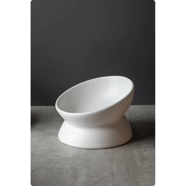 Meowford Ceramic Cat Bowl