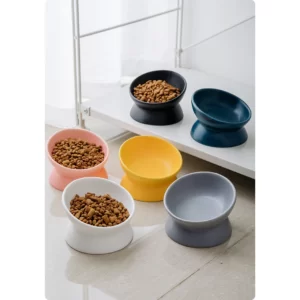 Meowford Ceramic Cat Bowl