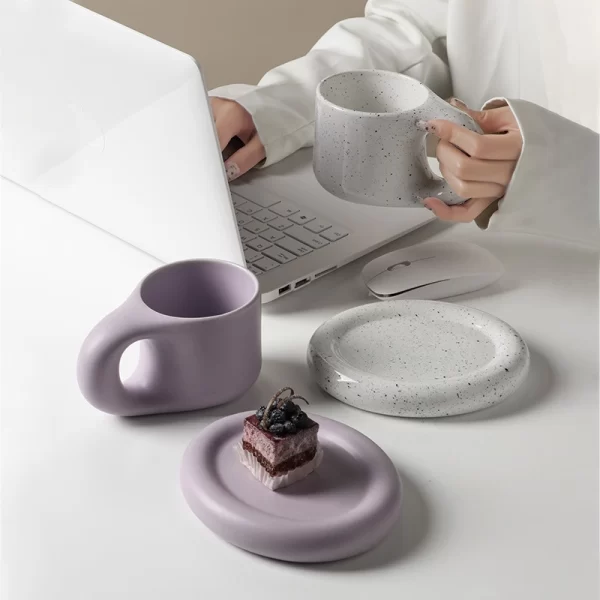 Berrybrook 10 oz Ceramic Cup & Saucer