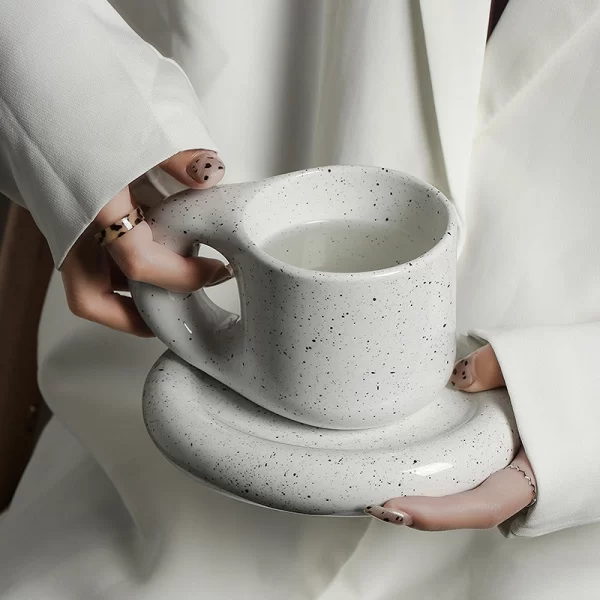 Berrybrook 10 oz Ceramic Cup & Saucer