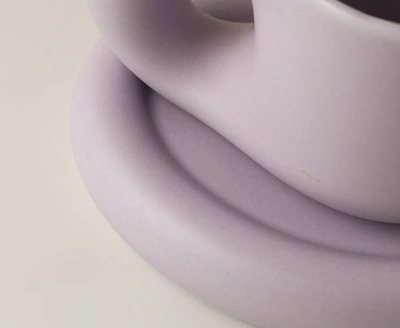 Berrybrook 10 oz Ceramic Cup & Saucer