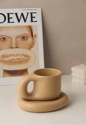 Berrybrook 10 oz Ceramic Cup & Saucer
