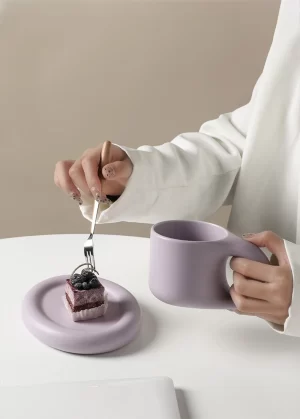 Berrybrook 10 oz Ceramic Cup & Saucer