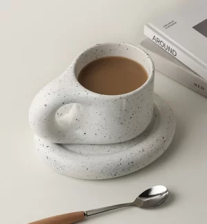 Berrybrook 10 oz Ceramic Cup & Saucer
