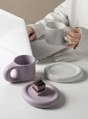 Berrybrook 10 oz Ceramic Cup & Saucer