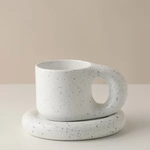 Berrybrook 10 oz Ceramic Cup & Saucer