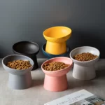 Wobbleton Ceramic Cat Bowl