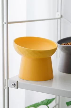 Wobbleton Ceramic Cat Bowl