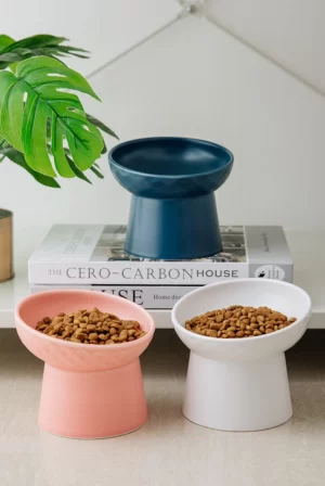 Wobbleton Ceramic Cat Bowl