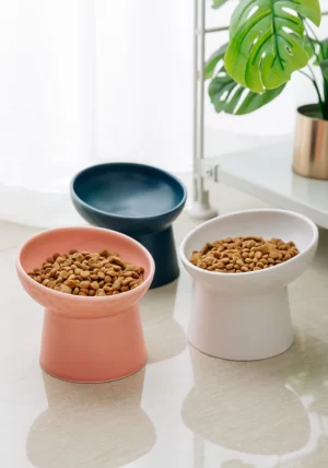 Wobbleton Ceramic Cat Bowl