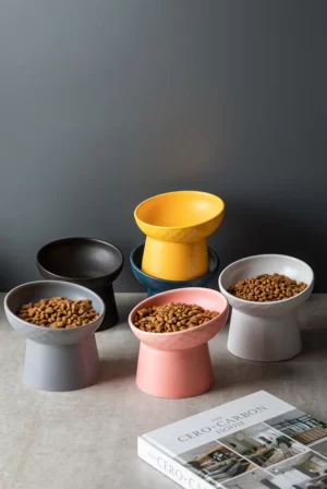 Wobbleton Ceramic Cat Bowl