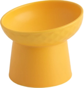 Wobbleton Ceramic Cat Bowl