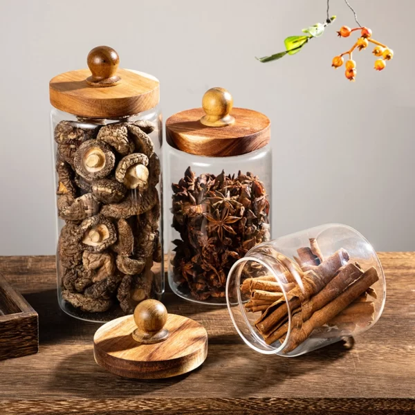 Rosendale Glass Jar with Lid