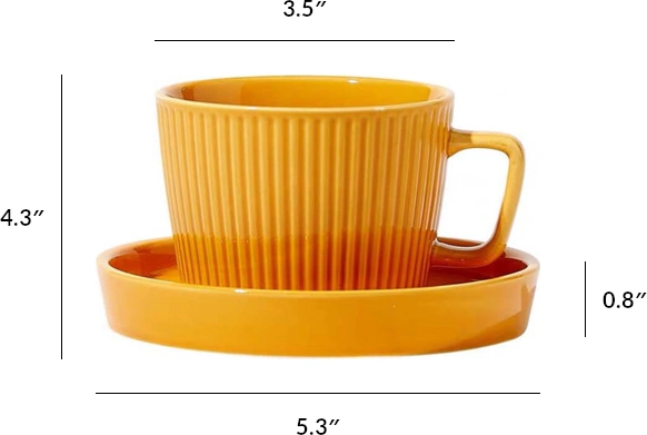 Forsyth 8 oz New Bone China Cup & Saucer