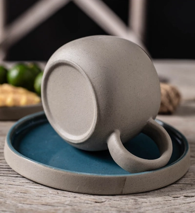 Bellevue 8 oz Ceramic Cup & Saucer
