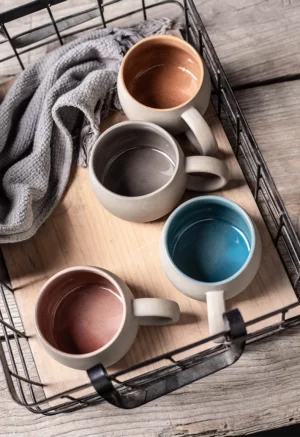Bellevue 8 oz Ceramic Cup & Saucer