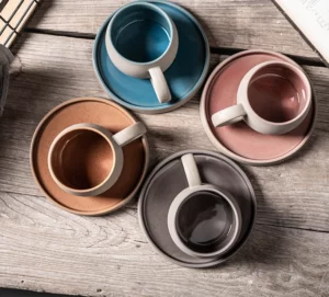 Bellevue 8 oz Ceramic Cup & Saucer