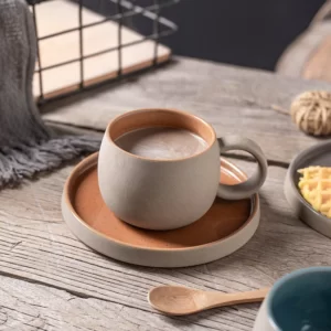 Bellevue 8 oz Ceramic Cup & Saucer
