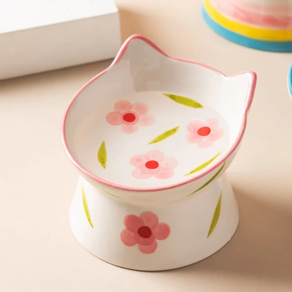 Merrydale Ceramic Cat Bowl