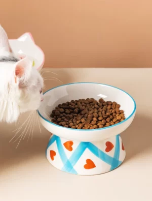 Merrydale Ceramic Cat Bowl