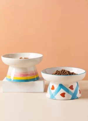 Merrydale Ceramic Cat Bowl