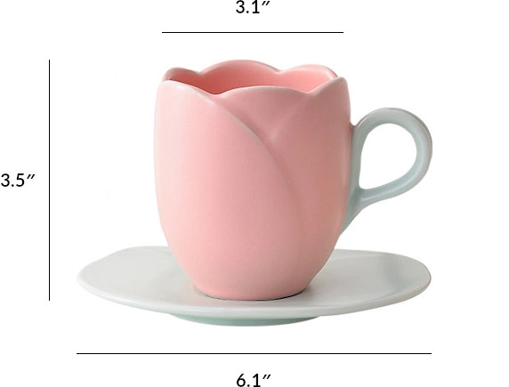Fleurie Ceramic Cup & Saucer