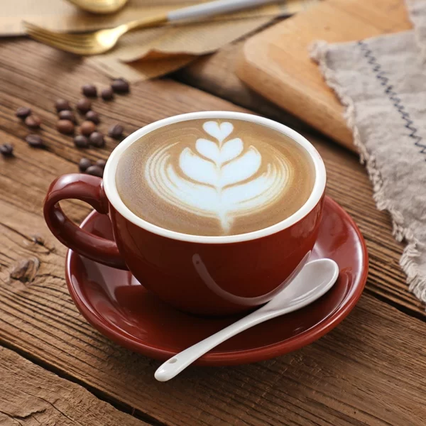 Bonheur 10 oz Ceramic Cup & Saucer