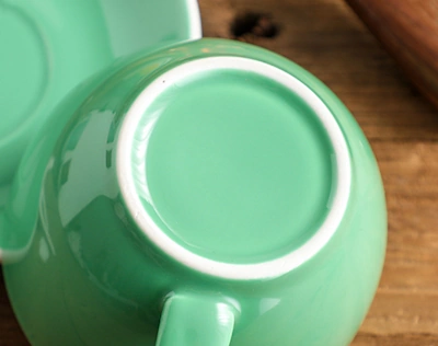 Bonheur 10 oz Ceramic Cup & Saucer