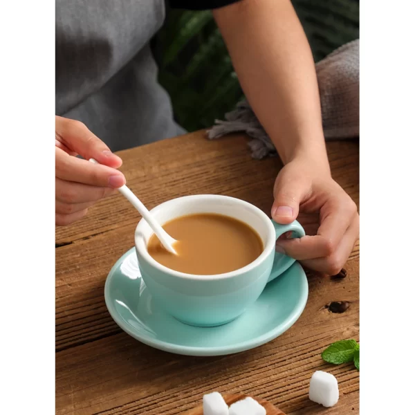 Bonheur 10 oz Ceramic Cup & Saucer