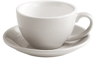 Bonheur 10 oz Ceramic Cup & Saucer