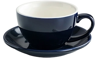 Bonheur 10 oz Ceramic Cup & Saucer