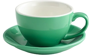 Bonheur 10 oz Ceramic Cup & Saucer