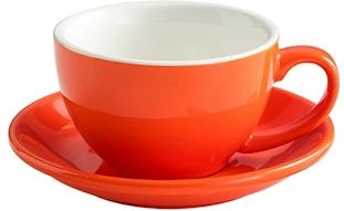 Bonheur 10 oz Ceramic Cup & Saucer