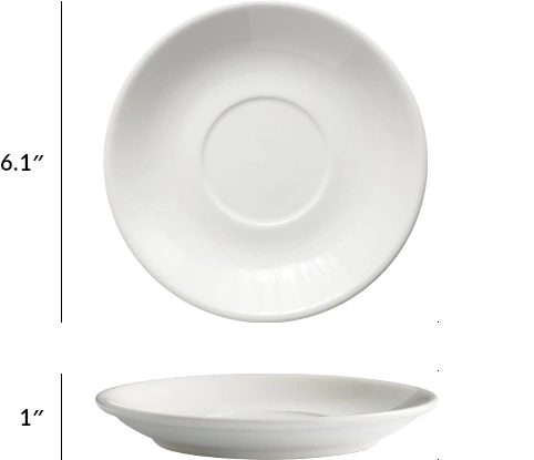 Bonheur 10 oz Ceramic Cup & Saucer