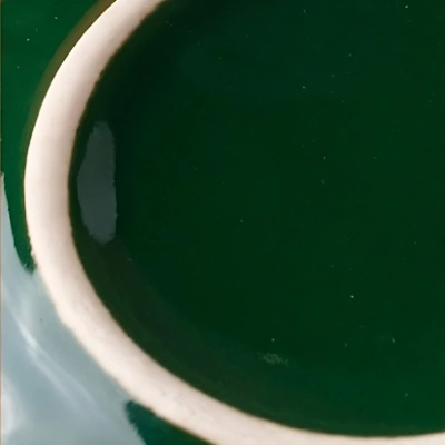 Mossington 10 oz Avocado Ceramic Bowl & Spoon
