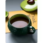 Mossington 10 oz Avocado Ceramic Bowl & Spoon