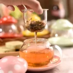 Rosette 10 oz Glass Cup & Saucer