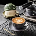Beaumont 9 oz Ceramic Cup & Saucer with Spoon