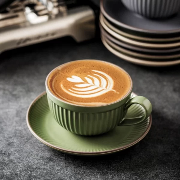 Beaumont 9 oz Ceramic Cup & Saucer with Spoon