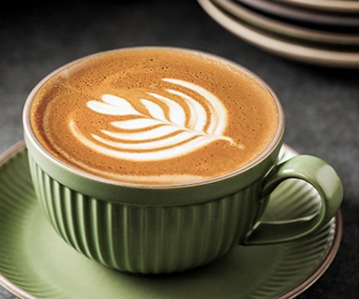 Beaumont 9 oz Ceramic Cup & Saucer with Spoon